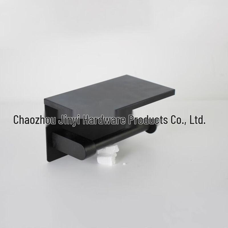 Black Stainless Steel Toilet Paper Holder