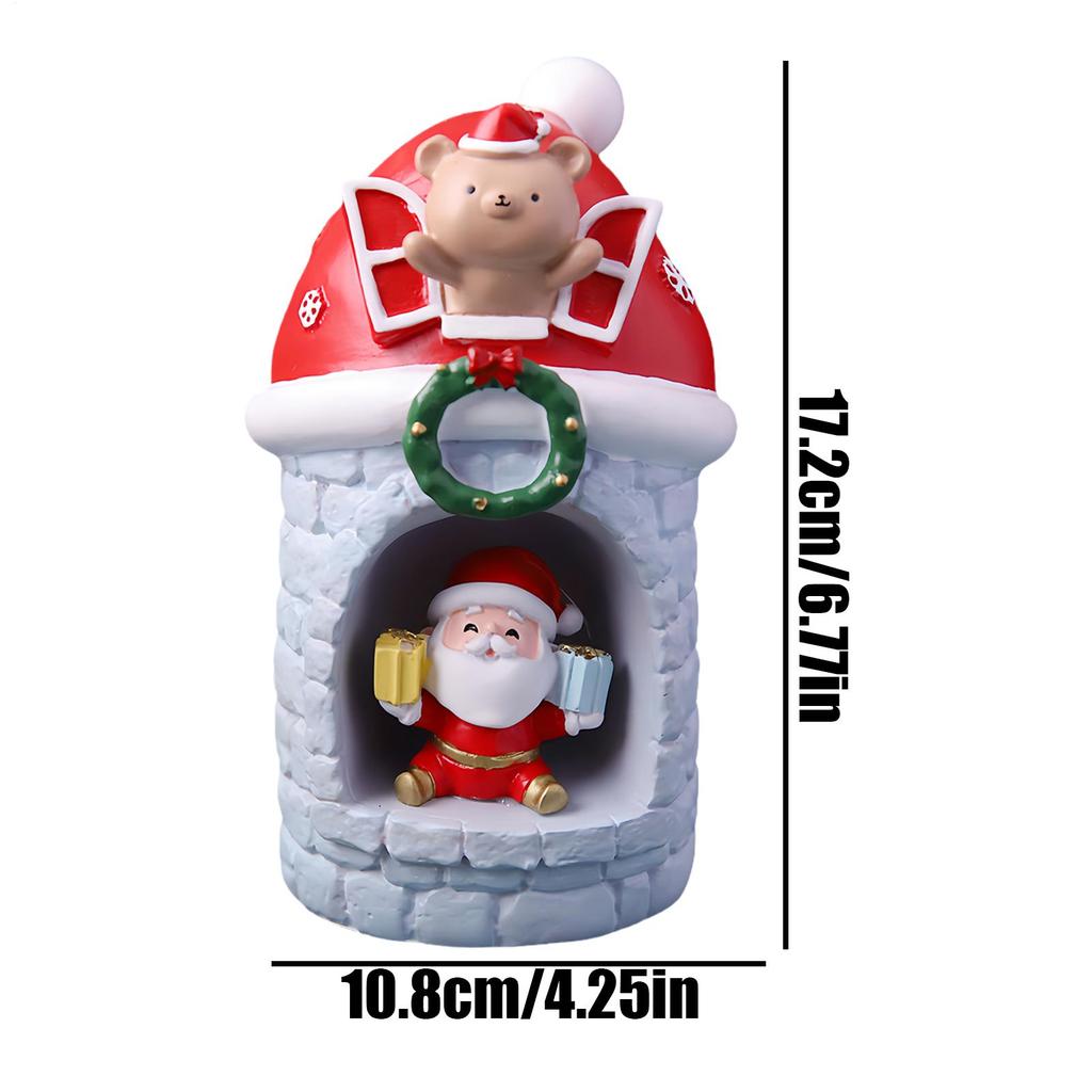 LED Christmas House Lights Santa Claus Snowman Starlight Lamp Decorations Atmosphere LED Night Light Christmas Eve Gifts