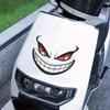 Waterproof Devil Smiley Car & Motorcycle Sticker - Cartoon Expression for Cross-Border Trade