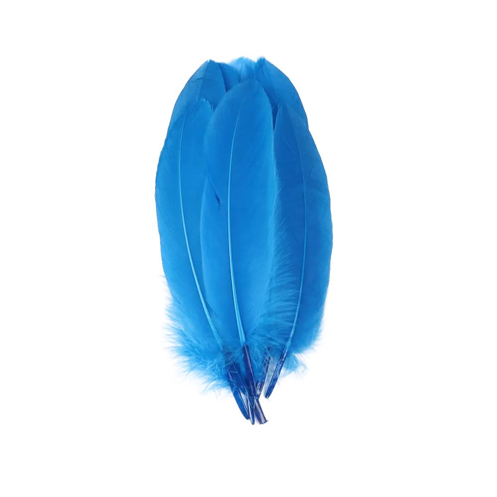 Premium White Swan Goose Feathers 15-20cm 50PCS/Lot 28 Colors for Jewelry Making Wedding Decor Crafts DIY Feather Accessories