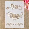 9Pcs/Set A4 29*21cm Flowers Leaves Symbol DIY Layering Stencils Painting Scrapbook Coloring Embossing Album Decorative Template