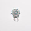 Flower Rhinestone Button Covers Detachable Shirt Cufflinks Suits Buttons Zinc Zinc Alloy Clip Button  Gift