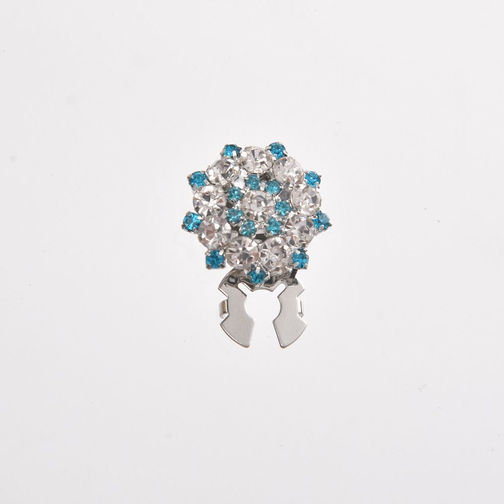Flower Rhinestone Button Covers Detachable Shirt Cufflinks Suits Buttons Zinc Zinc Alloy Clip Button  Gift