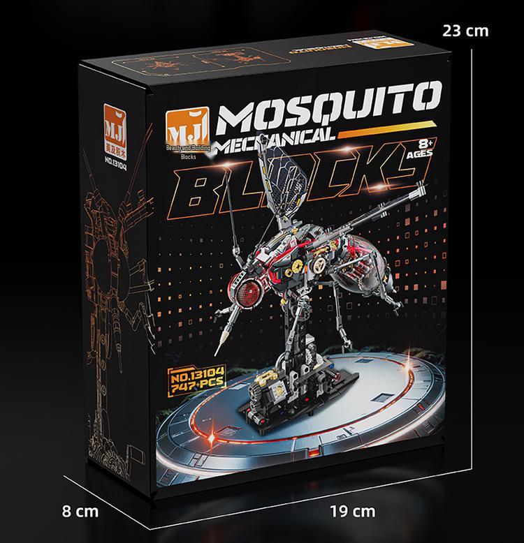 Beauty and 13104 Mosquito Building Blocks: Educational Science Toy for Kids, Insect and Animal Theme Ornaments, Small Particle Construction Set.