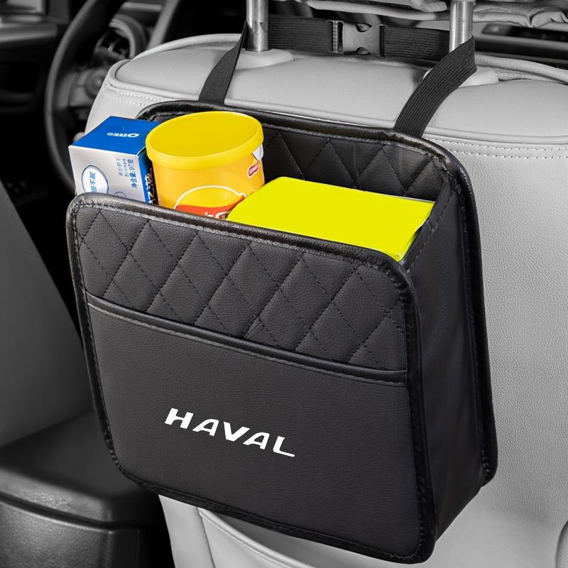 Car Backseat Multifunction Leather Storage Bag Hanging for Haval Jolion Joico Jollein H6 H4 H7 H9 H2S F5 F7 F7X F7H M6 Dargo