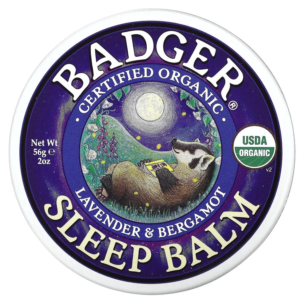 Organic Sleep Balm, Lavender & Bergamot, 56G(2Oz)
