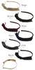 VINGTAINE Velvet Thin Ribbon Simple and Stylish Hair Gray Headband, Slim, Accessory, (HK-218-GY)