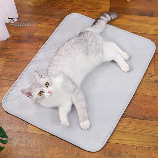 Pet Pee Pad Machine Washable Water Absorbent Anti-slip Leakproof Waterproof Reusable Dog Puppy Potty Training Whelping Mat Pet Supplies