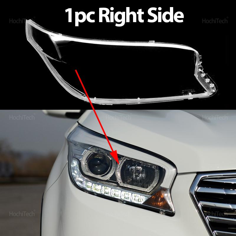 For Hyundai Santa Fe Sport  DM NC SWB 2015-2017 Headlight Cover Car Headlamp Lens Glass Replacement Front Lamp Shade Auto Shell