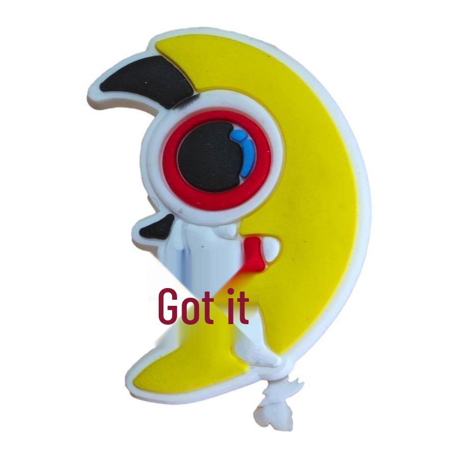 Space-Themed Astronaut and Spaceship Charm Set: Decorative Accessories for Kids