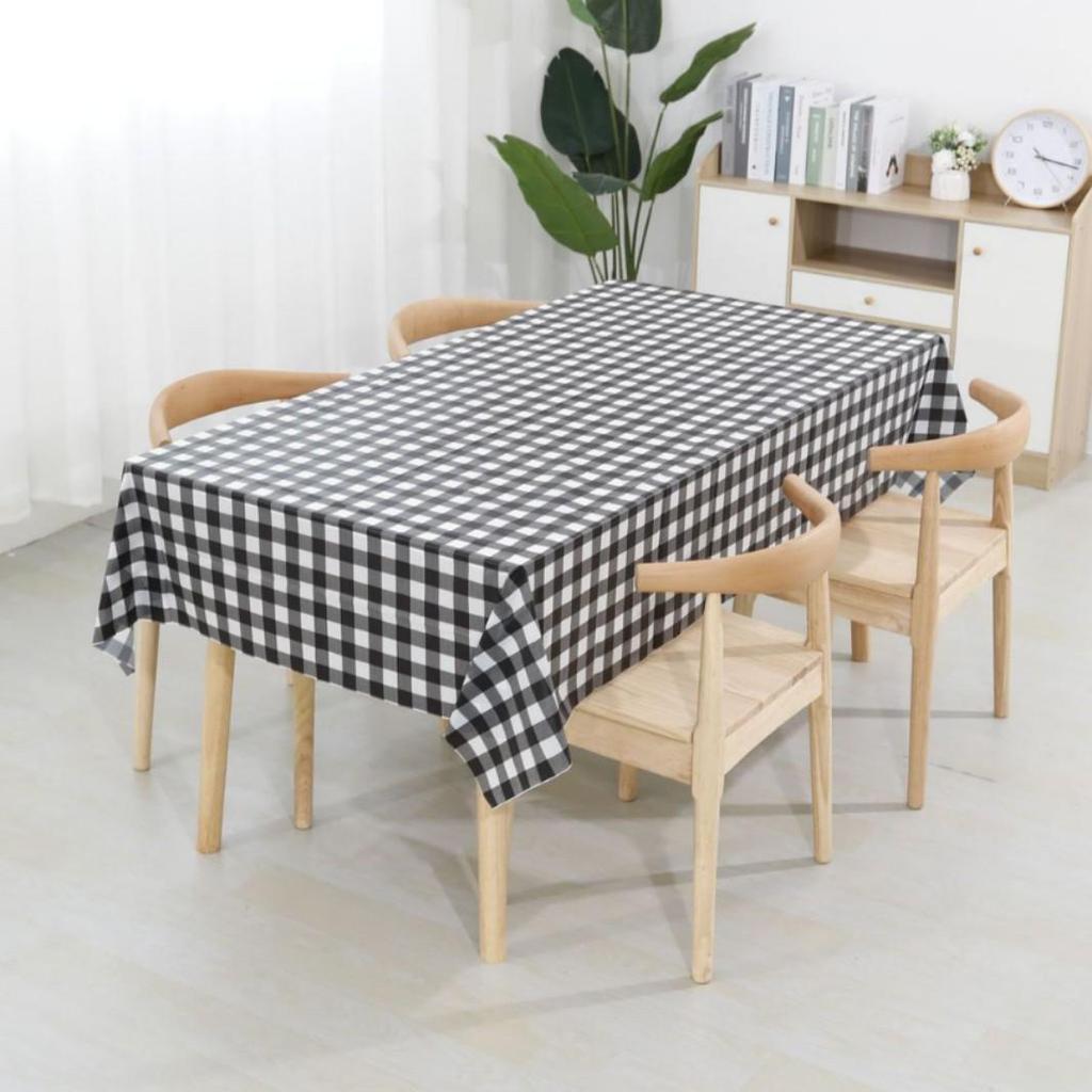 Kinder Gingham Tischdecke & Platzset für Geburtstags-, Party- und Abschlussdekorationen