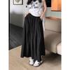 Yamamoto High-Waisted Pleated Long Skirt - Slimming Japanese Casual Summer Style
