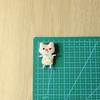 3 Cute Little Fresh Cute Pink Piggy Green Frog Blue Kitten Clothing Accessories Fabric Brooch Woman