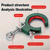 65mm Bridge Pay-off Auxiliary Pulley | Time-Saving & Labor-Saving, Heavy-Duty Metal Construction with Thick Bottom