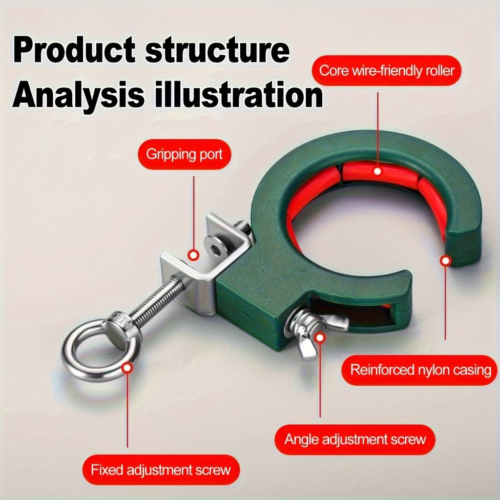 65mm Bridge Pay-off Auxiliary Pulley | Time-Saving & Labor-Saving, Heavy-Duty Metal Construction with Thick Bottom