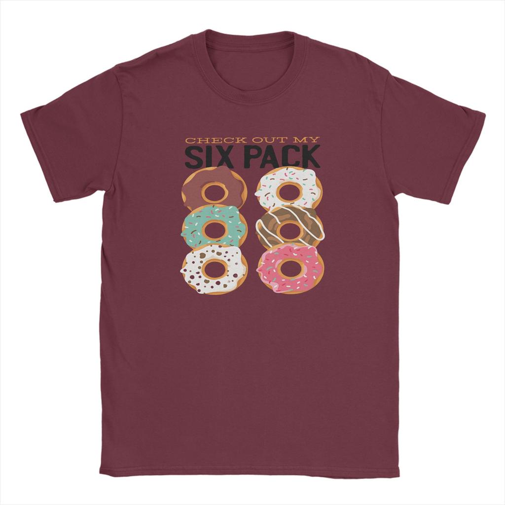 Check Out My Six Pack T Shirts Unisex Cotton Casual TShirt O Neck Donut Tee Shirt Short Sleeve Tops Plus Size