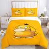 Yellow Adventure Print 3Pcs Bedding Setduvet Cover With 2 Bedropillowcase Home Birthday Gift