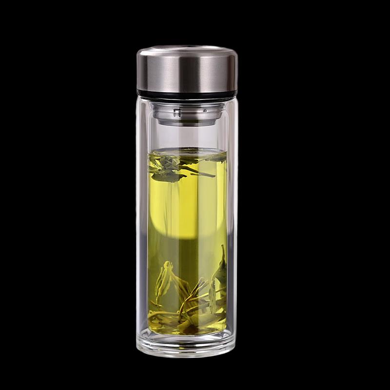 Shangqi Double-Wall Glass Tea Infuser Mug