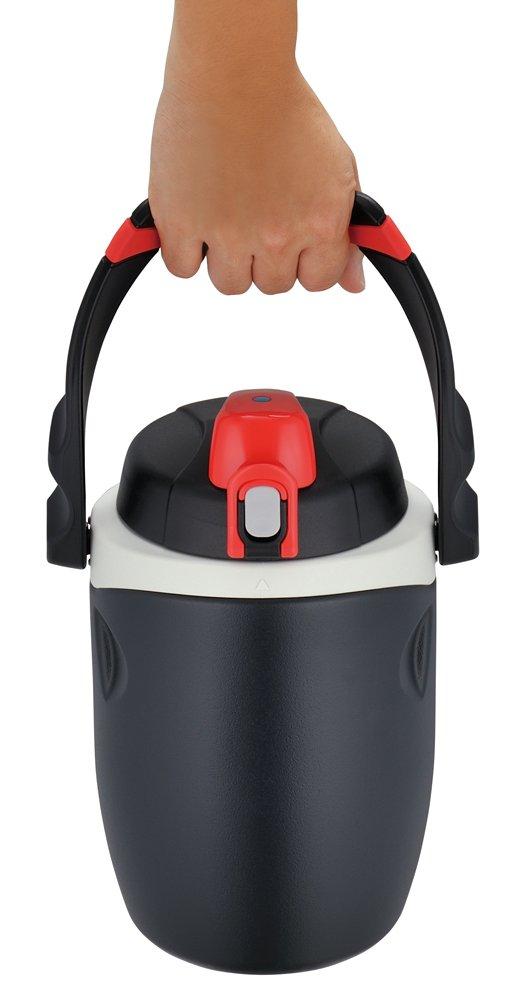Thermos Water Bottle Sports Jag Black Red BKR 1.9L FPG-1903
