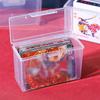 Clear Plastic Card Collection Organizer Box Holder Game Cards Storage Box For PTCG/MTG Cards Idol Kpop Albums Photocards