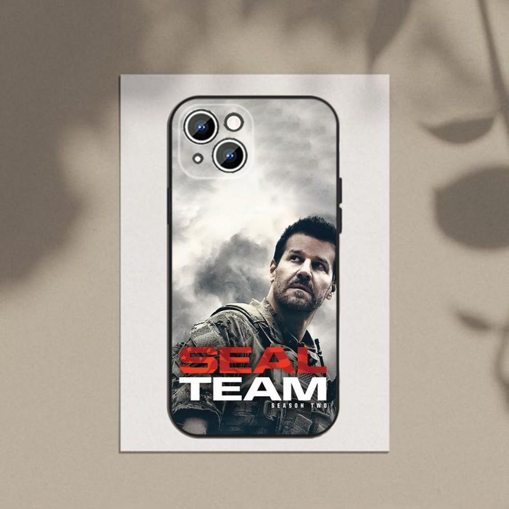 PRF Police S-SEAL Team  Phone Case For Apple iPhone 15,14,13,12,11,XS,XR,X,8,7,Pro,Max,Plus,mini Silicone Black Cover