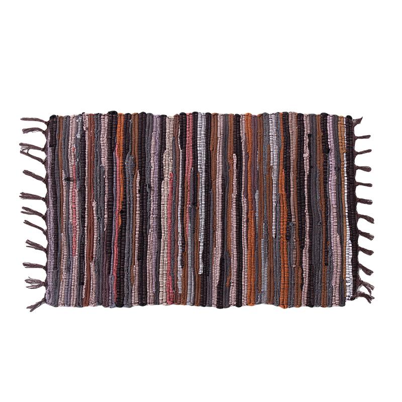 Lappen Katoen Kwast Deurmat Binnen Machine Wasbaar Slaapkamer Tapijt Vloerkleden Streep Handgemaakt Keuken Vloerkleed Hal Entree Deurmat 48x80cm
