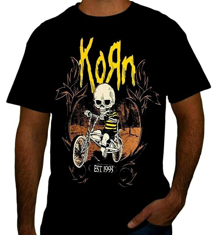 KORN PUNK ROCK Black T Shirt S