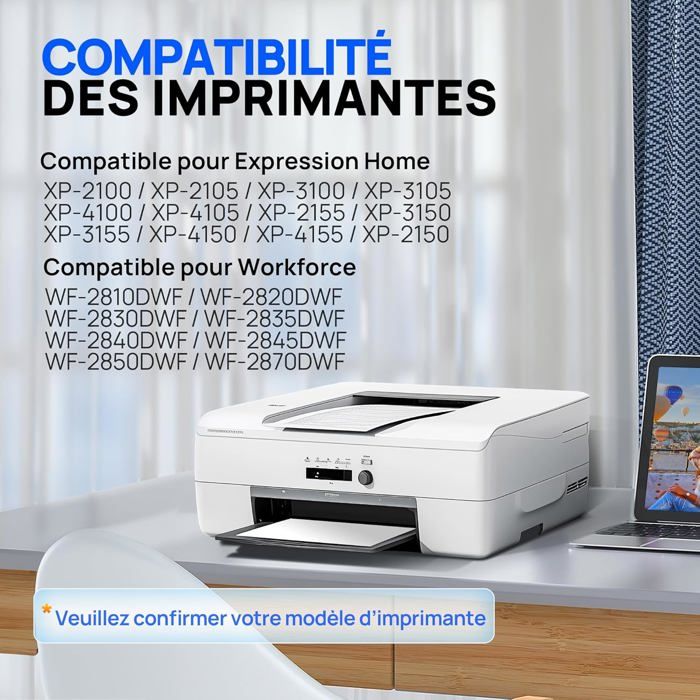 Cartouche d'encre - HOUSE OF HARLOW 1960 - 603 XL - Compatible Epson - Pack de 5 - Multi-couleurs