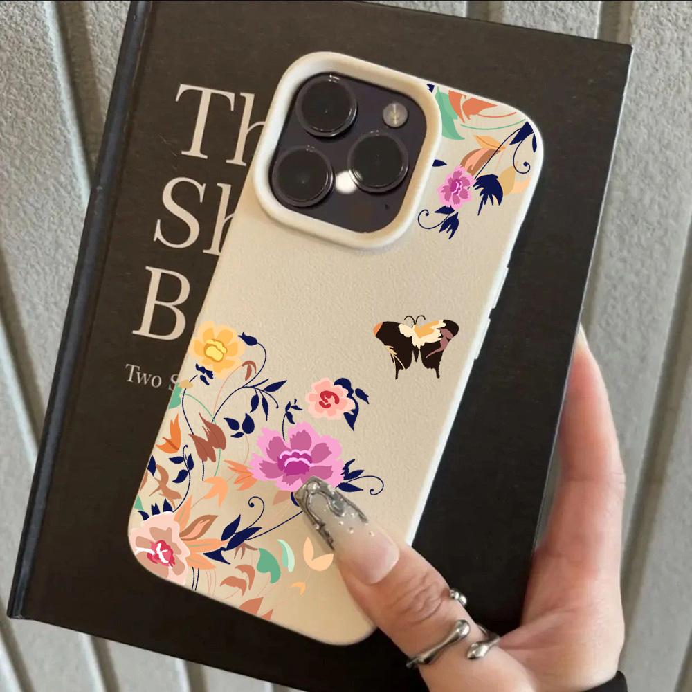 

INS Cool Tulip Flower Luxury Lichee leather pattern Phone Case For Samsung A57 A36 A26 A07 A55 A35 A16 A06 A54 A24 A05 4G 5G Samsung A53 5G