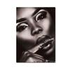 African Women Canvas Painting Black Gold Woman Poster and Prints Scandinavian Wall Art Picture for Home Decor Living Room Mural