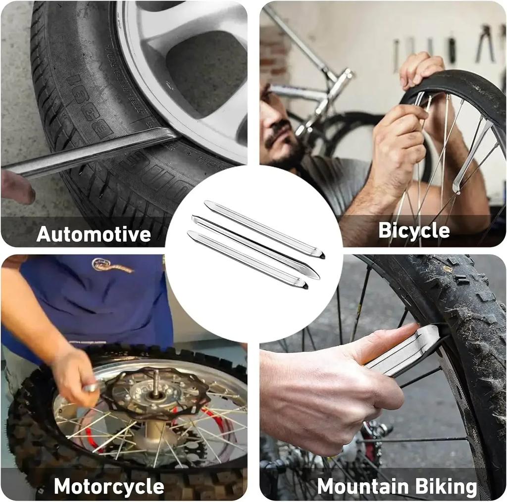 Car Repair Tools Steel Spoon Tire Iron Rim Opener Lever Changer Motorcycle Cycling Repair Tools For Bicycle Car Accessories