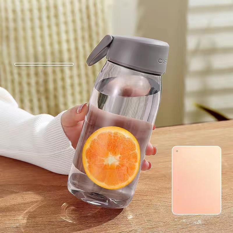 

Стакан для воды для студенток корейской версии, пластик, устойчивый к падению, симпатичный, простой, портативный, герметичный, с высоким видом, чашка для чая 800ml