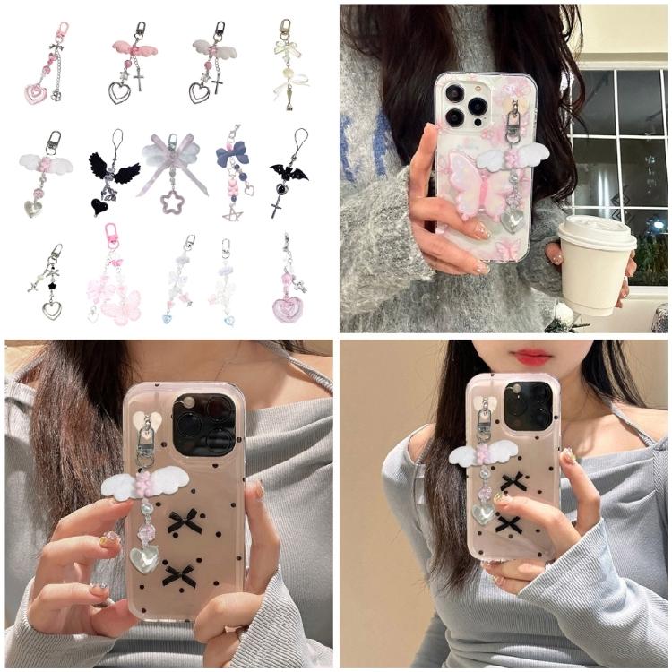 Cute Butterfly Mobile Decor Lovely Bag Pendant Handcrafted Keychain Pendant