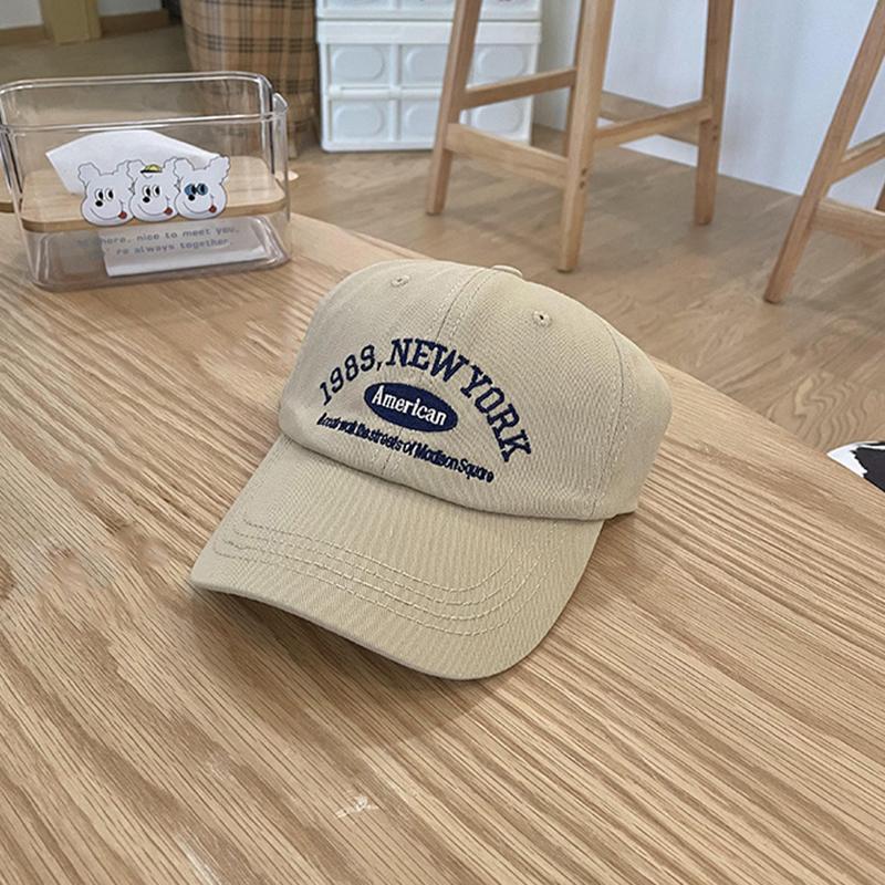 

Men And Woman s Baseball Caps Adjustable Casual Embroidered 1989 New York American Cotton Sun Hats Unisex Solid Color Visor Hats