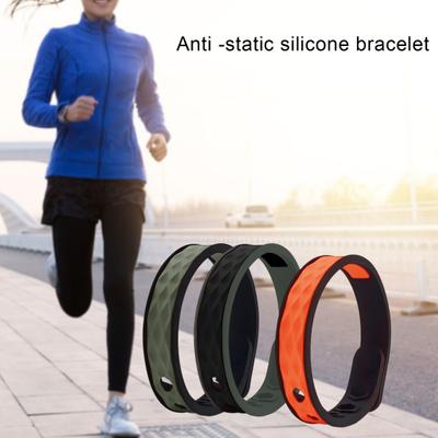 Anti-static Bracelet Waterproof Ultralight Adjustable Unisex Silicone Wristband Protective Bracelet Sports Supplies