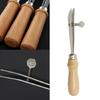 Adjustable Leather Edging Line Device Tool Leather Edging Scriber Tool Leather Creasing Tool for Leather Craft Sewing