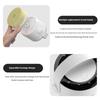 Body Scrubber 5MultiUse Brush Head IPX7 Waterproof Rechargeable Long Handle For Deep Pore Cleansing Relaxing Tool