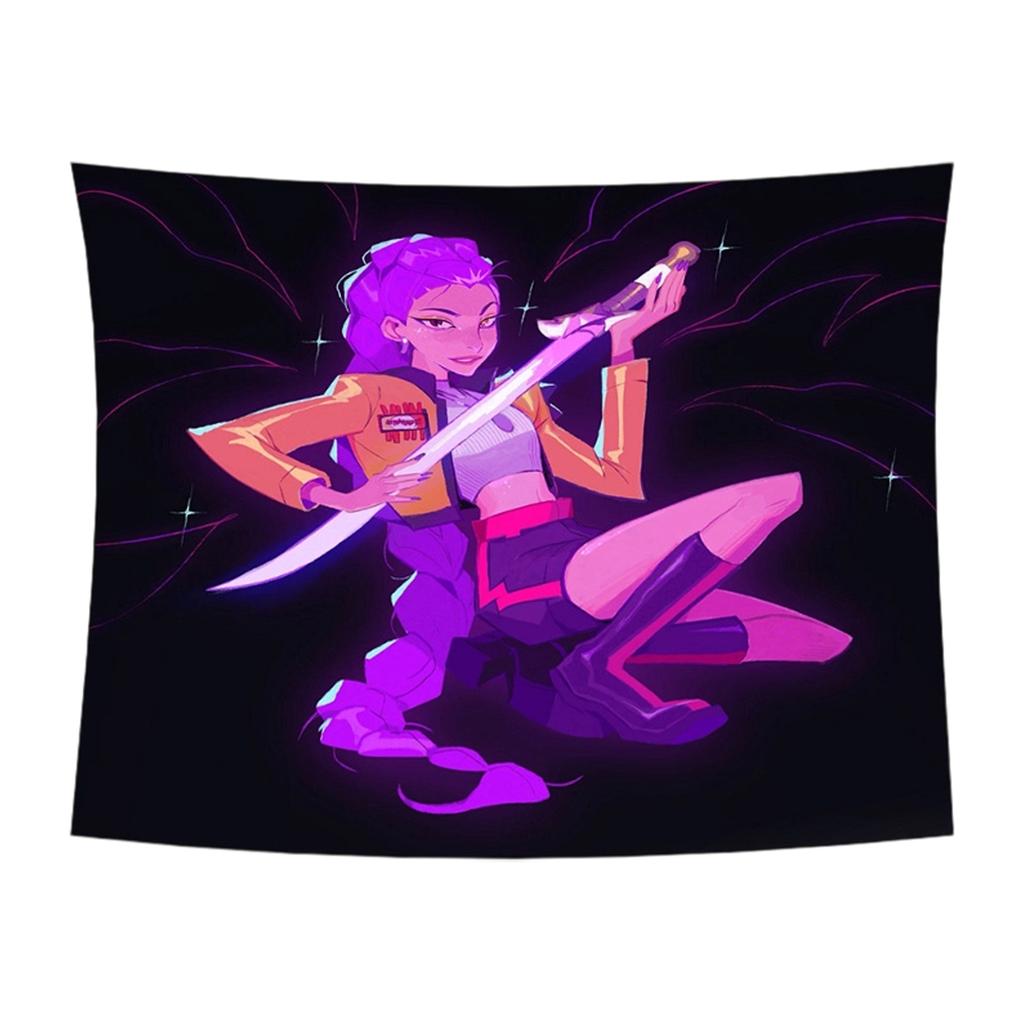 150x130cm Fashionable Printed Hanging Cloth Background Cloth Wide Room Background Decorative Cloth