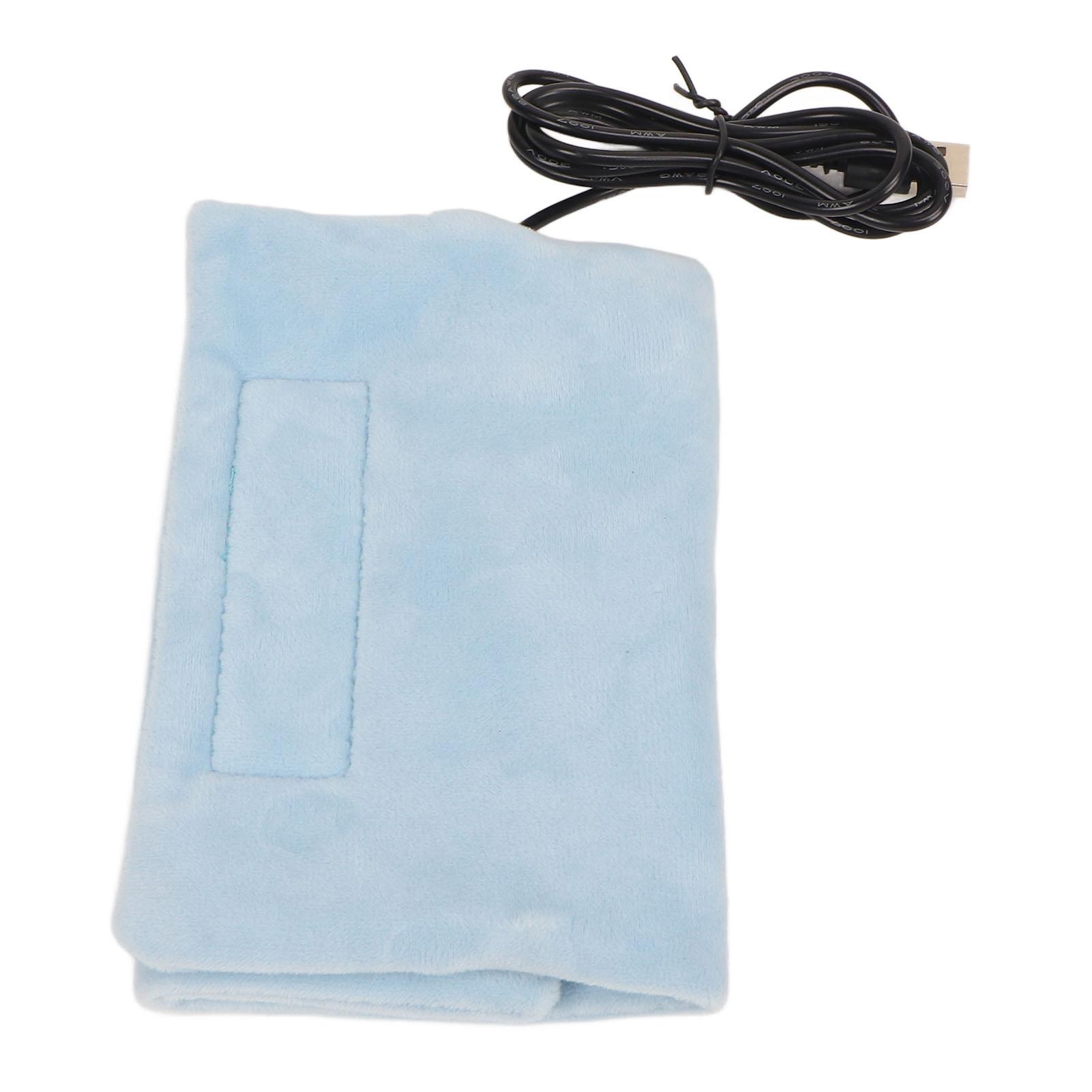 Подогреватель для детских бутылочек Синий Хлопок USB Сохранение тепла Подогреватель для детских бутылочек для автомобиля