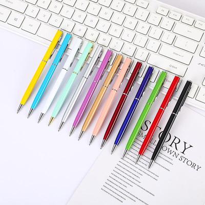 Xihua Multicolor Metal Ballpoint Pen with Logo - Ideal for Business Gifts and Hotel Promotions