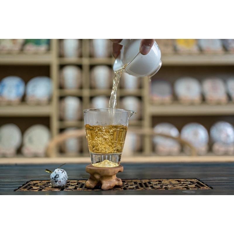 500 g 8 g/buc Dragon Pearl Islandez Ceai crud Pu-erh Handmade Dragon Pearl Tuocha