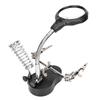 Magnifier Soldering Station Multifunctional with LED Magnifying Glass Repairing Tool
