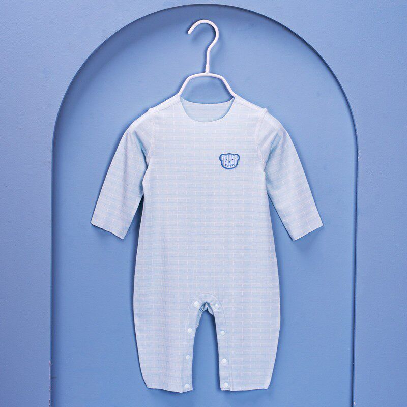 Modal Spring and Autumn Boneless Air Conditioning Baby Jumpsuit