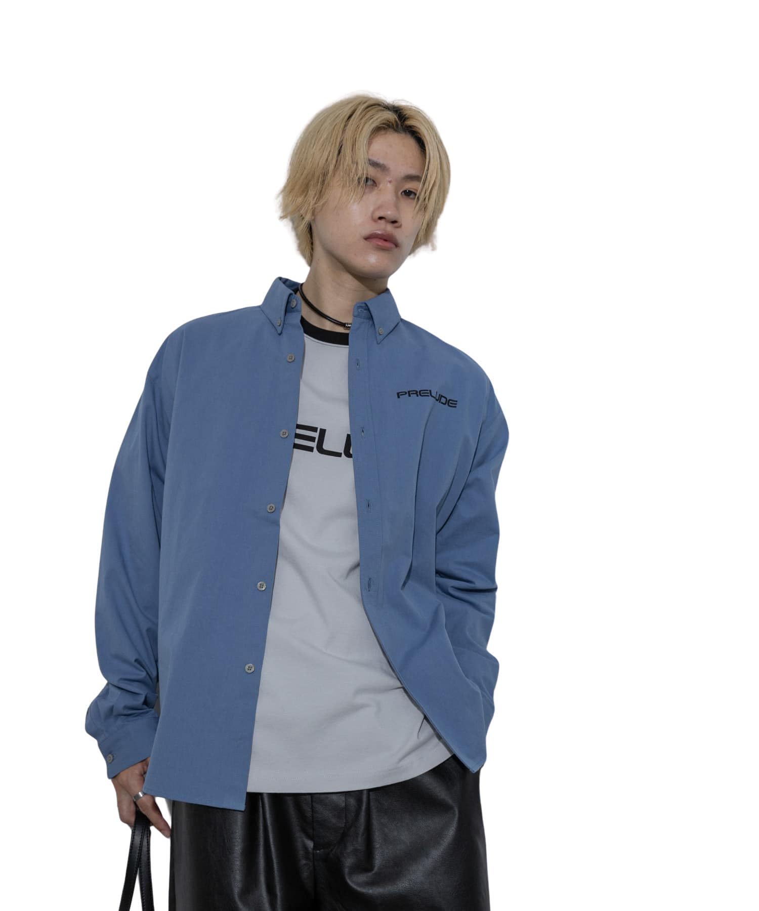 

Sense of Place HONDA Button Down Long-Sleeve Shirts, Men s, AA46-13S010, Blue, Large