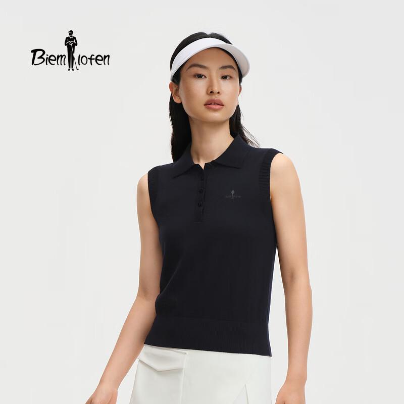 Women's Silk Cotton Wool Polo Vest