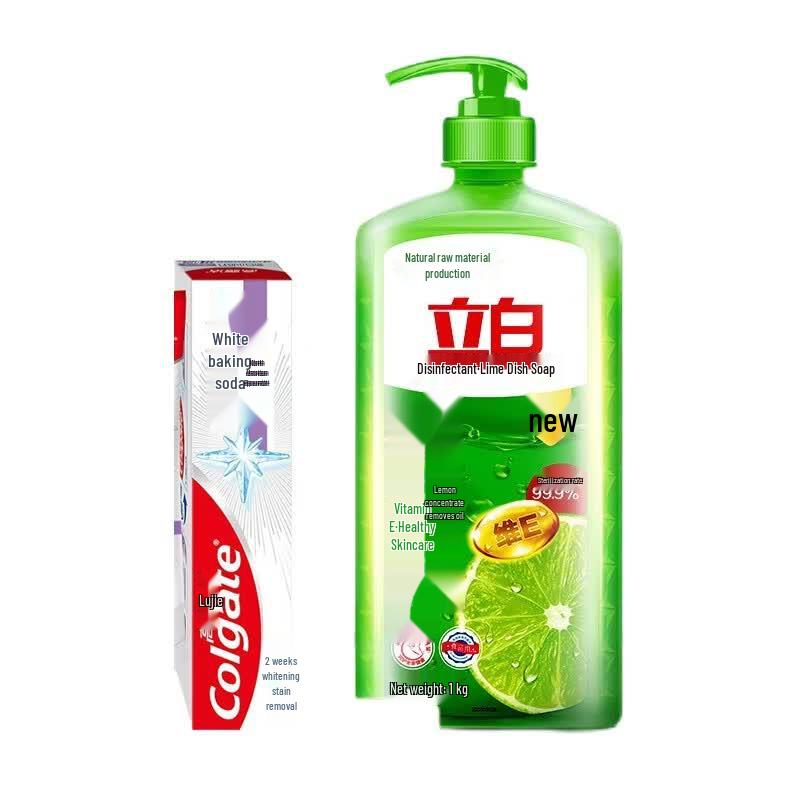 Colgate Power White Baking Soda Toothpaste with Lime Essence