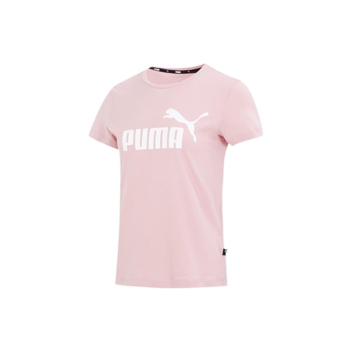 

New PUMA Set in Sleeve T Shirt Women s Pink 673655-80 M