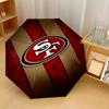 San Francisco 49ers Print Auto 8?Ribs Folding Umbrella Wind Resistant Lightweight Automatic Umbrella For Daily Travel