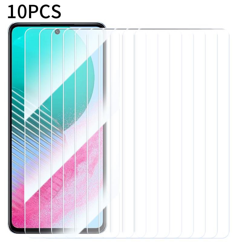 RURIHAI 10Pcs For Samsung Galaxy M55 5G/C55 5G/F55 5G Screen Protector 0.26mm Transparent High Aluminium-Silicon Glass Film