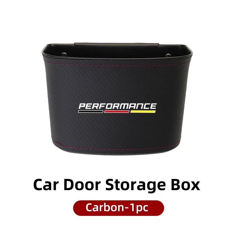 2025 Car Door Trash Bin Leather Interior Door Panel Storage Box Auto Garbage Bag Seat Back Cup Holder For BMW E30 E34 E36 E3